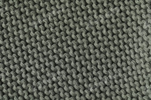 Preview: Texture of grey wool fabric as background, top view