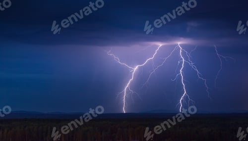 Preview: Lightning Storm at Night