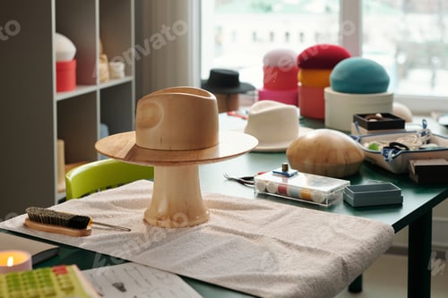 Preview: Workplace of modern fashion designer and owner of craftshop