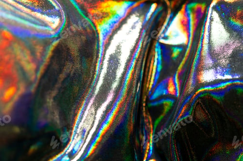 Preview: Silver hologram textile background