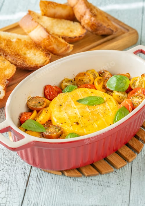 Preview: Baked camembert cheese