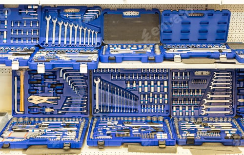 Preview: Special tools for car repair closeup