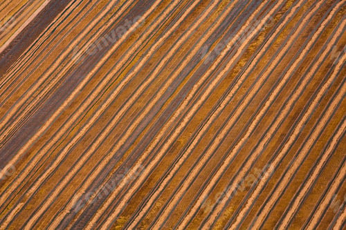 Preview: Aerial view of striped fields