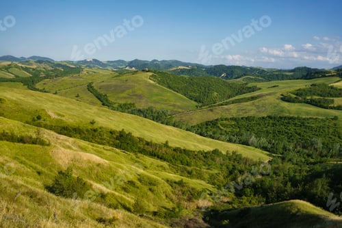 Preview: Rural landscape on the hills near Bologna, Emilia-Romagna.