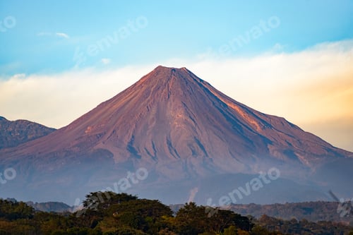Preview: A breathtaking view of majestic volcano in Colima, Mexico.