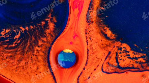 Preview: Closeup of creative color background