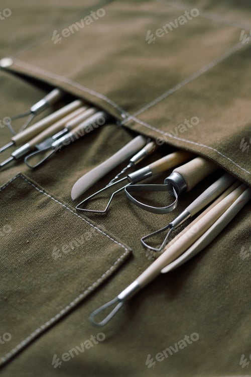Preview: Set Of Clay Carving Tools