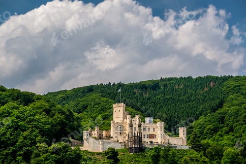 Preview: Stolzenfels Castle at Rhine Valley near Koblenz, Germany.