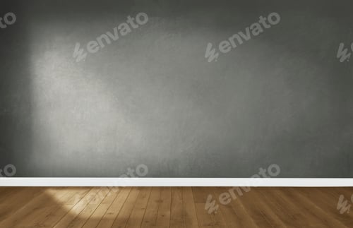 Preview: Grey Wall and Wood Floor Interior Background