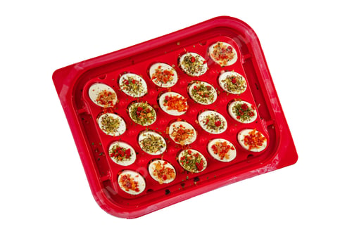 Preview: cheese appetizer soft cheese with herbs and tomatoes pieces fresh tasty food dish delicious gourmet