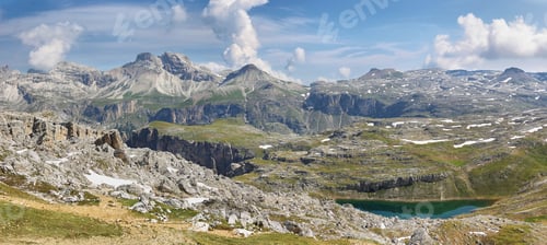 Preview: Scenic Mountains in Puez-odle nature park in the dolomites, Italy