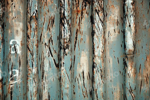 Preview: Dirty rusty ribbed metal surface. Grunge background