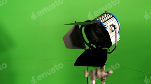 Preview: Big studio LED spotlight for video production