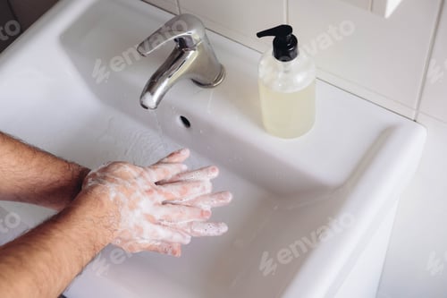 Preview: Washing hands.