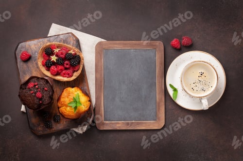 Preview: Muffins and coffee