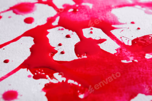 Preview: Abstract watercolor paint splash on paper texture