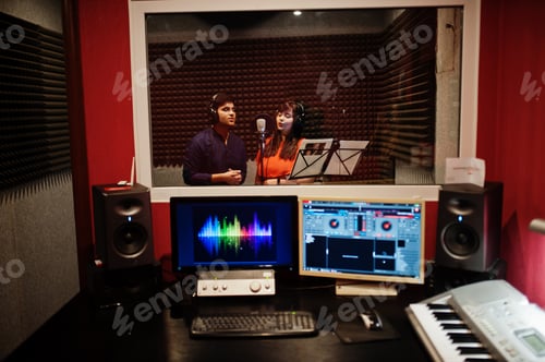 Preview: Audio record studio room