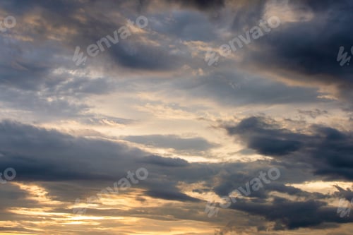 Preview: colorful dramatic sky with cloud at sunset.beautiful sky with clouds background