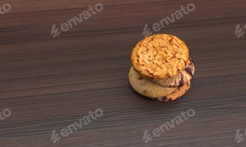 Preview: Cookie snack chocolate chip dessert sugar cake baked homemade biscult sweet food gourmet table copy