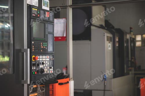 Preview: industrial factory machine robot tool concept, real manufacturing engineering production work