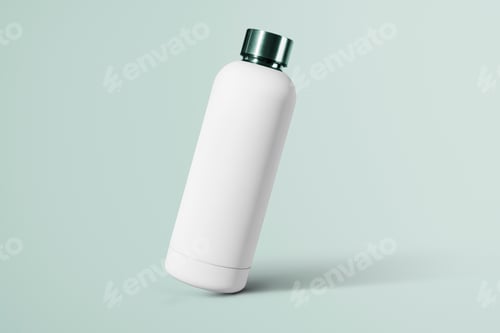Preview: White reusable water bottle