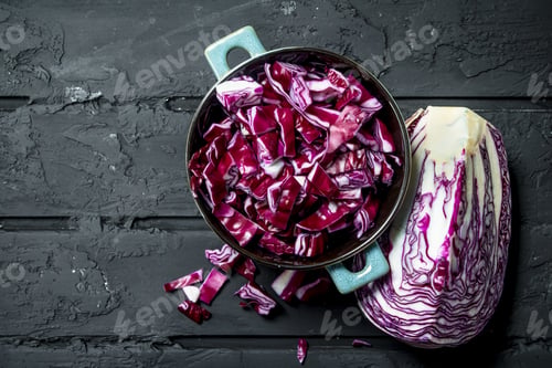 Preview: Cabbage salad in a bowl.