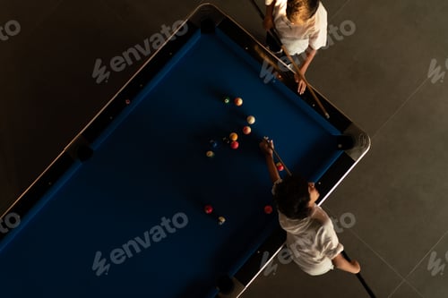 Preview: Children play billiards
