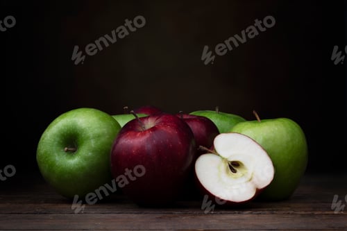 Preview: Red and Green Apples Still Life