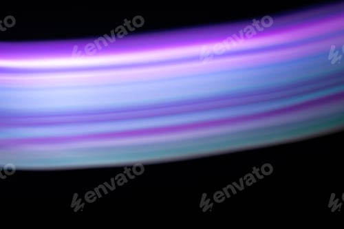 Preview: multi coloured colorful neon light painting photography, long exposure, ripples and waves