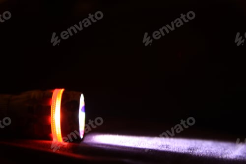Preview: Light Beam from Electric Flashlight