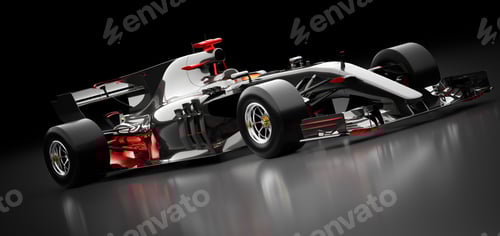 Preview: Fast F1 car. Formula one racing sportscar.