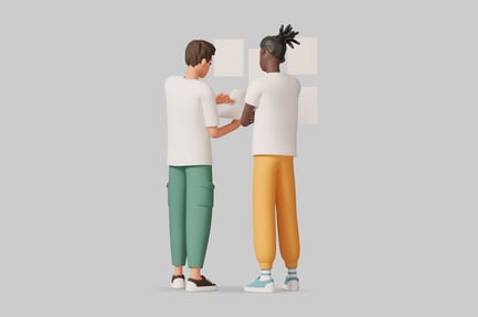 Preview: Two Men Standing Side by Side