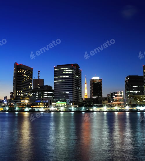 Preview: Tokyo city at night