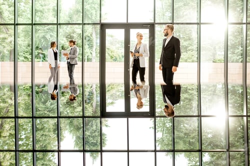 Preview: Business people at the office hall
