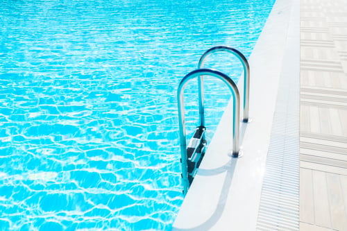 Preview: beautiful cool water in swimming pool