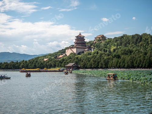 Preview: beautiful sky and views of summer palace beijing