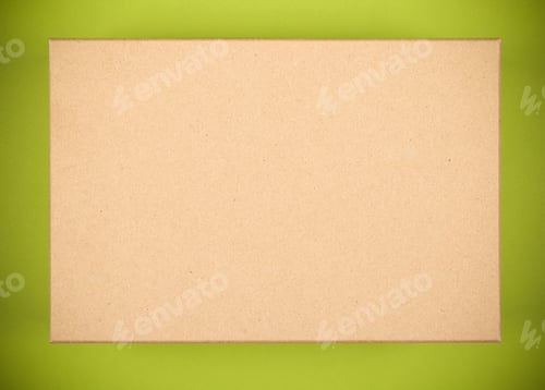 Preview: Simple Box Stands On A Bright Background