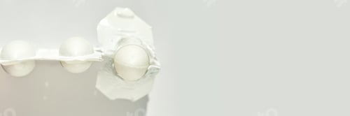 Preview: Opened blister pack with white pills on light background
