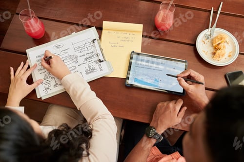 Preview: Entrepreneurs Working on Business Plan