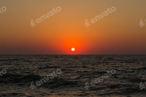 Preview: sunset over the sea