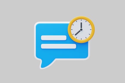 Preview: Transaction time notification bubble