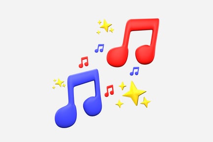 Preview: Music Note 3D Illustration