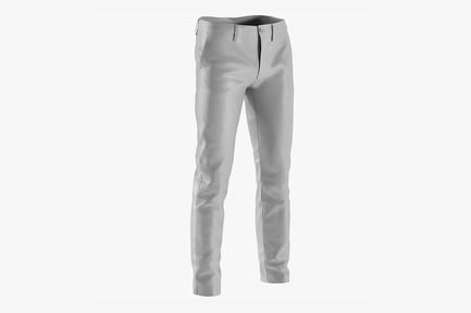 Preview: Men's Casual Pants - Base Mesh