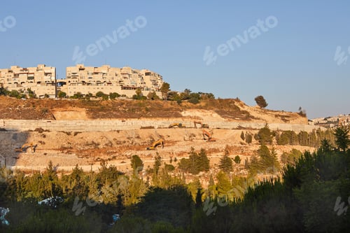 Preview: View of Jerusalem in the center of the Jerusalem grove