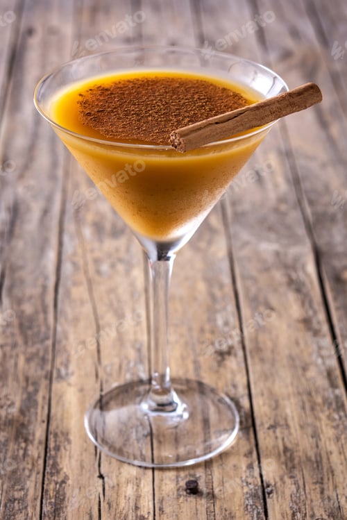 Preview: Pumpkin cocktail in glass