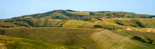 Preview: Rural landscape on the hills near Bologna, Emilia-Romagna.