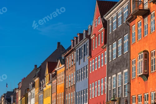 Preview: Colorful facades of Copenhagen Nyhavn district