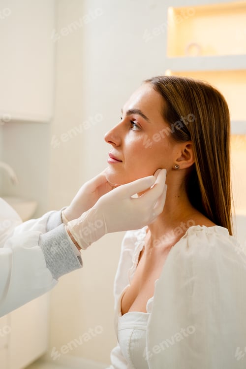 Preview: Chin and jaw contouring in clinic to enhance facial beauty and symmetry.