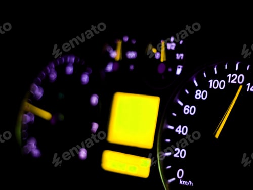 Preview: Speedometer close up