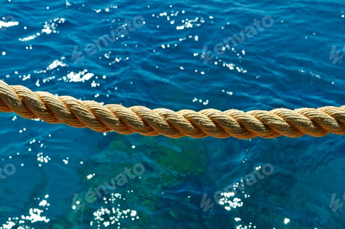 Preview: Rope on the background of the Red Sea
